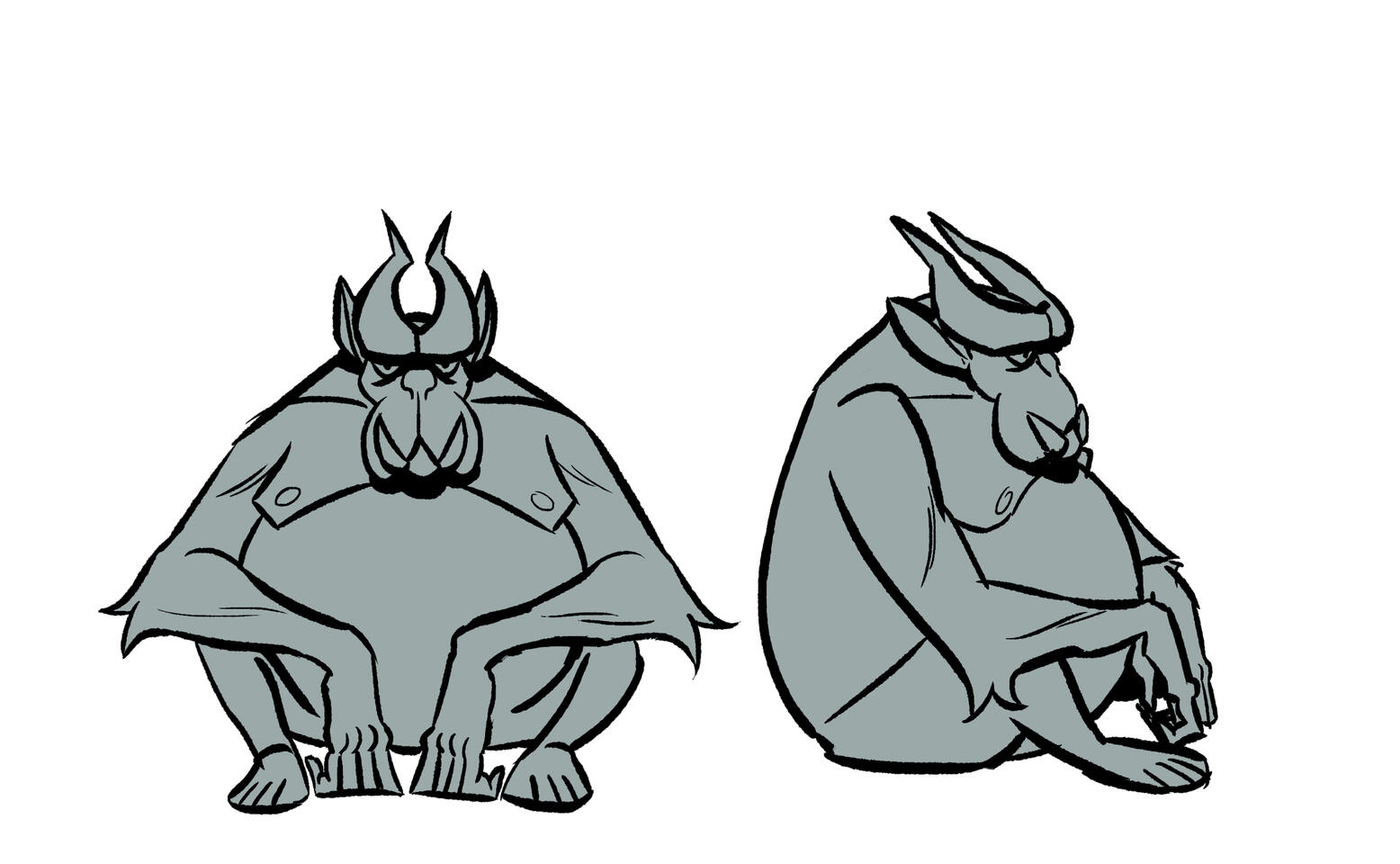 Ape Gargoyle Turnaround